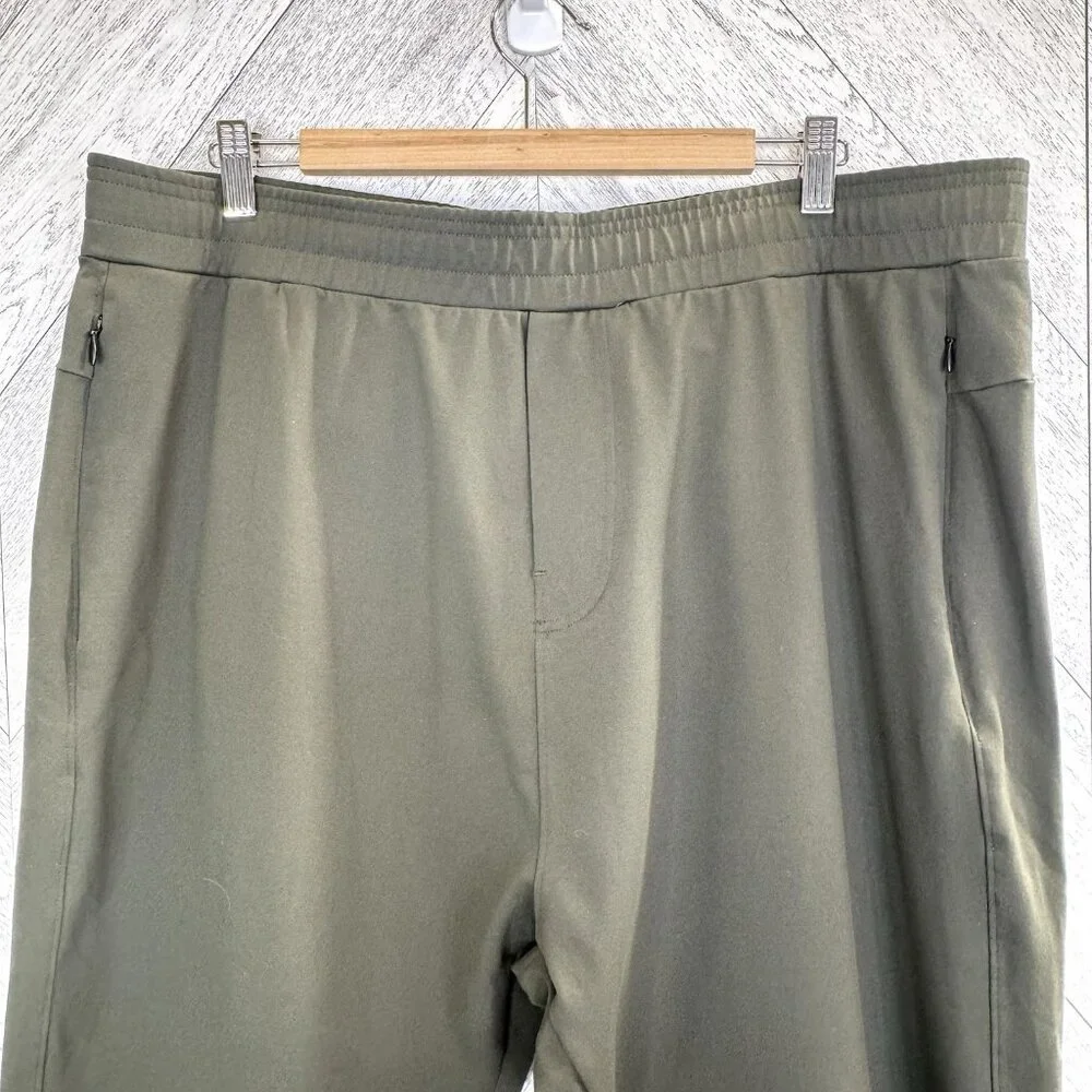 Public Rec Gamechanger Rec Pants Mens Size 42 Dark Olive Green Taper Sweatpants